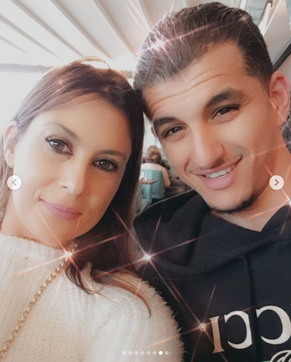 Marion Bartoli et son fiancé Yahya Boumediene. Novembre 2019.