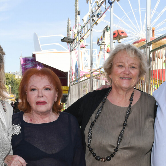 Caroline Margeridon, Regine, Christel Pernet (fondatrice de l'association "Les Puits du Désert") et Marcel Campion - Exclusif - Inauguration de la Fete a Neu-Neu au profit de l'association " Les puits du Désert " à Paris Le 30 août 2019 @ Guirec Coadic / Bestimage