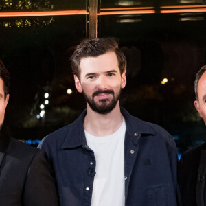 Exclusif - Nikos Aliagas, Vincent Niclo, Marc Antoine le Bret - Enregistrement de l'émission "Toute la musique qu'on aime", qui sera diffusée le 31 décembre sur TF1, sur la péniche "Crystal II" à Paris. Le 9 décembre 2019 © Cyril Moreau / Bestimage