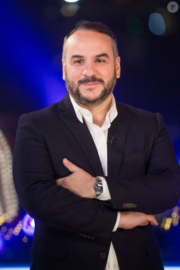 Exclusif - François-Xavier Demaison - Enregistrement de l'émission "Toute la musique qu'on aime", qui sera diffusée le 31 décembre sur TF1, sur la péniche "Crystal II" à Paris. Le 9 décembre 2019 © Cyril Moreau / Bestimage