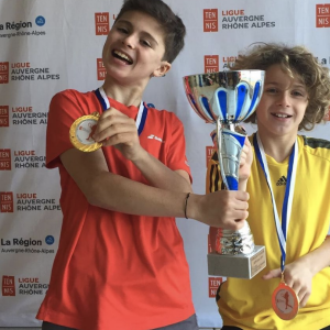 Lucas Bazin, champion de tennis âgé de 10 ans - Instagram, Juillet 2019