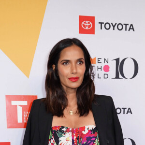 Padma Lakshmi au photocall de la soirée du 10ème anniversaire du "Women in the World Summit" à New York, le 10 avril 2019.