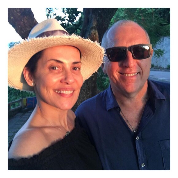 Cristina Cordula avec son mari Frédéric Cassin, le 16 septembre 2019, sur Instagrm