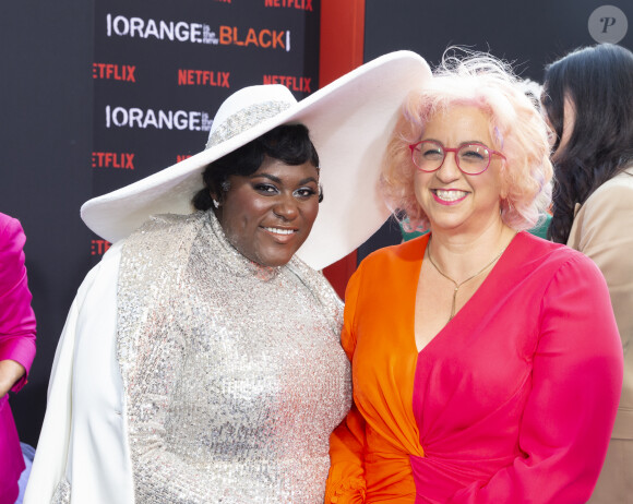 Danielle Brooks et Jenji Kohan à l'avant-première de la saison 7 de "Orange Is The New Black" à New York, le 25 juillet 2019.