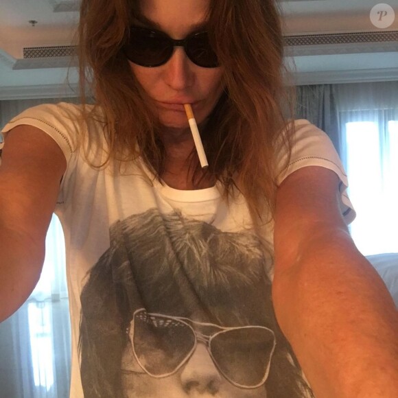 Carla Bruni hésite entre deux résolutions pour l'année 2020- 2 janvier 2020.