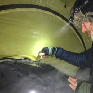 Mike Horn et Børge Ousland, durant leur expédition dans l'Arctique, sur Instagram.