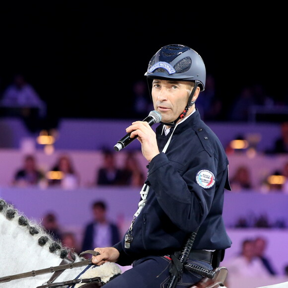 Nicolas Canteloup - Pro-Am for Charity présenté par Hyatt lors de la troisième journée du Longines Masters de Paris 2016 au parc des expositions de Villepinte le 3 décembre 2016. © Dominique Jacovides-Cyril Moreau/Bestimage