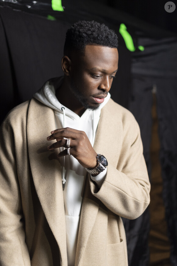 Exclusif - Dadju - Surprises - Backstage de l'enregistrement de l'émission "La Chanson secrète 5", qui sera diffusée le 11 janvier 2020 sur TF1, à Paris. Le 17 décembre 2019 © Gaffiot-Perusseau / Bestimage