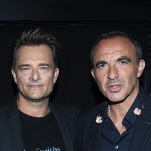 Exclusif - David Hallyday et Nikos Aliagas - Backstage de l'enregistrement de l'émission "La Chanson secrète 5", qui sera diffusée le 11 janvier 2020 sur TF1, à Paris. Le 17 décembre 2019 © Gaffiot-Perusseau / Bestimage