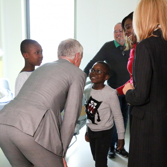 Brigitte Macron (Présidente de la Fondation Hôpitaux de Paris-Hôpitaux de France), Didier Deschamps, parrain de l'opération Pièces Jaunes 2020 lors du lancement de la 31ème édition de l'opération Pièce Jaunes au Centre Hospitalier Régional d'Orléans le 8 janvier 2020. © Dominique Jacovides / Bestimage