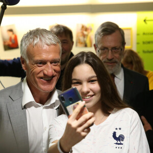 Didier Deschamps, parrain de l'opération Pièces Jaunes 2020 lors du lancement de la 31ème édition de l'opération Pièce Jaunes au Centre Hospitalier Régional d'Orléans le 8 janvier 2020.  © Dominique Jacovides / Bestimage