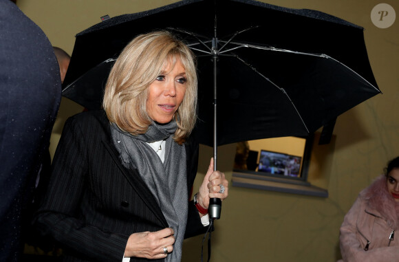 Brigitte Macron (Présidente de la Fondation Hôpitaux de Paris-Hôpitaux de France) lors du lancement de la 31ème édition de l'opération Pièce Jaunes au Centre Hospitalier Régional d'Orléans le 8 janvier 2020. © Dominique Jacovides / Bestimage