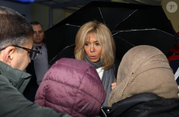 Brigitte Macron (Présidente de la Fondation Hôpitaux de Paris-Hôpitaux de France) lors du lancement de la 31ème édition de l'opération Pièce Jaunes au Centre Hospitalier Régional d'Orléans le 8 janvier 2020. © Dominique Jacovides / Bestimage