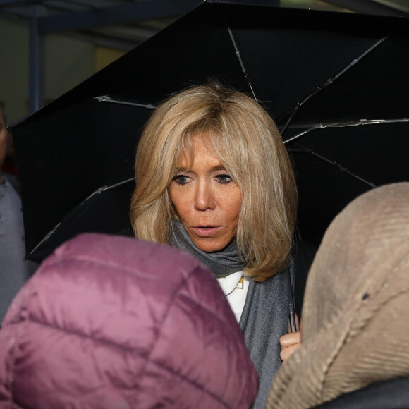 Brigitte Macron (Présidente de la Fondation Hôpitaux de Paris-Hôpitaux de France) lors du lancement de la 31ème édition de l'opération Pièce Jaunes au Centre Hospitalier Régional d'Orléans le 8 janvier 2020. © Dominique Jacovides / Bestimage