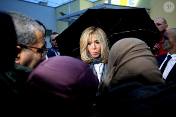 Brigitte Macron (Présidente de la Fondation Hôpitaux de Paris-Hôpitaux de France) lors du lancement de la 31ème édition de l'opération Pièce Jaunes au Centre Hospitalier Régional d'Orléans le 8 janvier 2020. © Dominique Jacovides / Bestimage