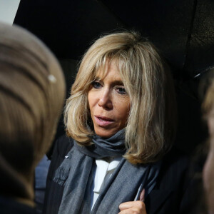 Brigitte Macron (Présidente de la Fondation Hôpitaux de Paris-Hôpitaux de France) lors du lancement de la 31ème édition de l'opération Pièce Jaunes au Centre Hospitalier Régional d'Orléans le 8 janvier 2020. © Dominique Jacovides / Bestimage