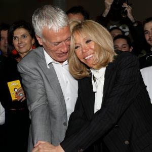 Brigitte Macron (Présidente de la Fondation Hôpitaux de Paris-Hôpitaux de France) et Didier Deschamps, parrain de l'opération Pièces Jaunes 2020 lors du lancement de la 31ème édition de l'opération Pièce Jaunes au Centre Hospitalier Régional d'Orléans le 8 janvier 2020. © Dominique Jacovides / Bestimage