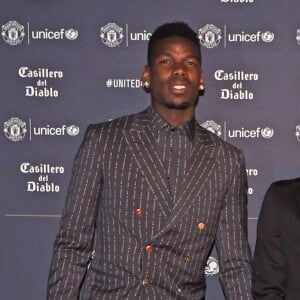 Paul Pogba lors du dîner de gala caritatif "Manchester United "United for UNICEF" au Old Trafford à Manchester, Royaume Uni, le 22 janvier 2019.