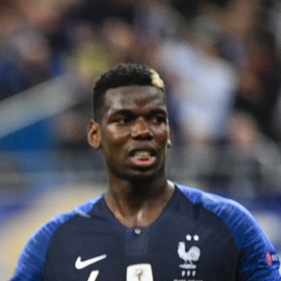 Olivier Giroud , Antoine Griezmann et Blaise Matuidi , Paul Pogba lors du match de ligue des nations opposant la France à l'Allemagne au stade de France à Saint-Denis, Seine Saint-Denis, France, le 16 octobre 2018. La France a gagné 2-1. © Pierre Perusseau/Bestimage