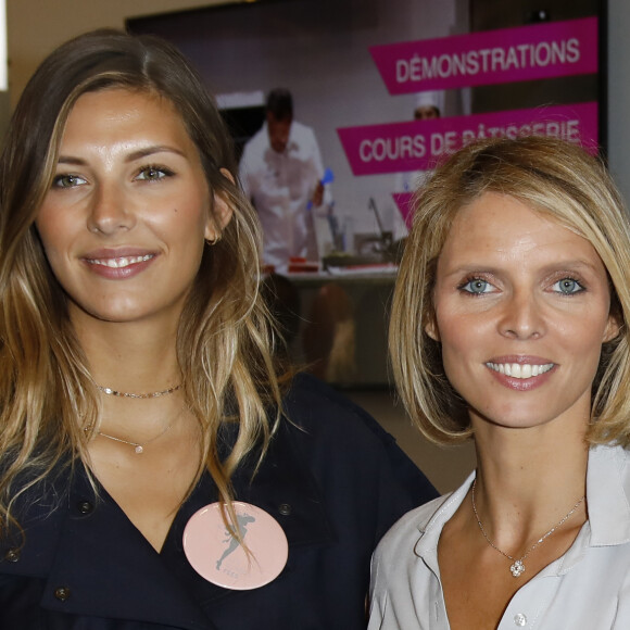 Camille Cerf (Miss France 2015), Sylvie Tellier (Miss France 2002, Directrice générale Miss France) - Inauguration du 2ème salon de la pâtisserie à la Porte de Versailles, Paris le 14 Juin 2019. © Marc Ausset-Lacroix/Bestimage14/06/2019 - Paris