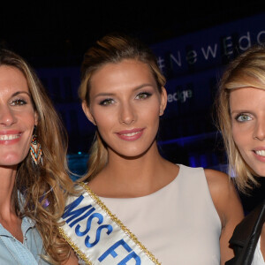 Sophie Thalmann , Camille Cerf (Miss France 2015) et Sylvie Tellier - Soirée Samsung " New Edge Night " pour la sortie du nouveau Samsung Galaxy GS6 edge à la piscine Molitor à Paris le 15 septembre 2015.15/09/2015 - Paris