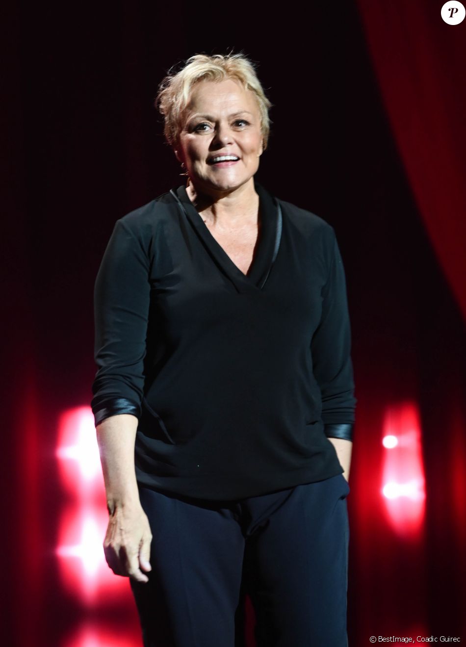 Muriel Robin Générale du nouveau spectacle Muriel Robin et Pof ! au Palais des Sports à Paris