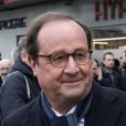 François Hollande - Commémoration de l'attentat de l'Hyper Cacher le 9 janvier 2015 Porte de Vincennes à Paris, le 7 janvier 2020 © Stéphane Lemouton / Bestimage