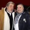 Jean-Pierre Castaldi et Jean-Marie Bigard assistent à la soirée du 21ème arbre de Noël de l'association "Citéstars" au cirque Phénix en présence de 150 enfants défavorisés à Paris, le 12 janvier 2020. © Cédric Perrin/Bestimage
