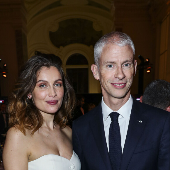 Laetitia Casta et Franck Riester - Intérieur du dîner Chanel des révélations César 2020 au Petit Palais à Paris, le 13 janvier 2020. © Olivier Borde/Bestimage