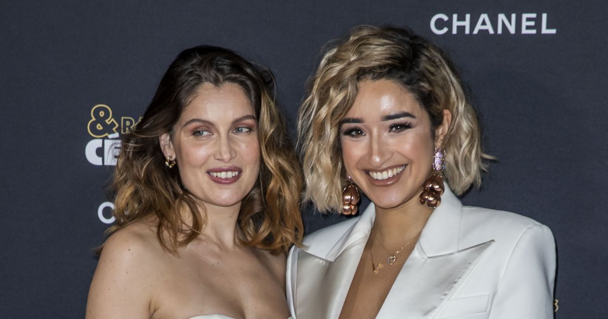 Laetitia Casta et Shirine Boutella - Photocall du dîner Chanel des