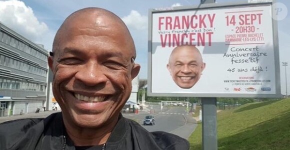 Francky Vincent sur Instagram. Le 24 mai 2019.