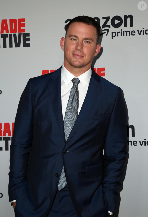 Channing Tatum lors de la première de ''Comrade Detective'' au Arclight Theatre à Hollywood, le 3 août 2017.
