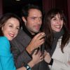 Elsa Zylberstein, Nicolas Bedos et Doria Tillier au spectacle de Guy Bedos, à l'Olympia de Paris. Le 23 décembre 2013. @Audrey Poree/ABACAPRESS.COM