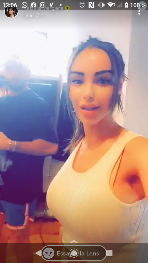 Nabilla Benattia maman fière de Milann, Snapchat, le 16 janvier 2020