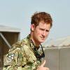 Le prince Harry à Camp Bastion en Afghanistan, le 7 septembre 2012.