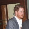 Le prince Harry, duc de Sussex, confie sa "grande tristesse" de devoir se mettre en retrait de la famille royale lors du dîner "Universal Music Awards" au restaurant "The Ivy Chelsea Garden" à Londres, le 19 janvier 2020.