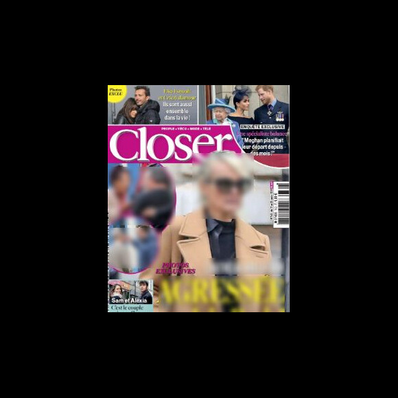 Couverture du magazine "Closer"en kiosques vendredi 17 janvier