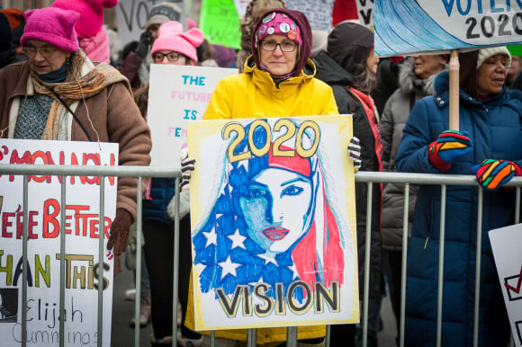 4ème édition de la "Marche des femmes" à Washington, qui est la dernière avant l'élection présidentielle américaine de 2020. Un rendez-vous annuel de protestation contre la politique de D.Trump et de lutte pour le droit des femmes et des minorités. Le 18 janvier 2020