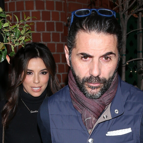 Eva Longoria et son mari Jose Baston ont dîné au restaurant "Mr Chow" à Beverly Hills le 13 janvier 2020.