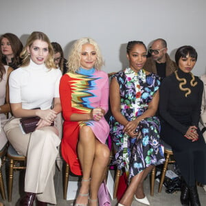 Emma Thynn, Leonie Hanne, Pixie Lott, Naomi Ackie, Kat Graham et Sophia Bush assistent au défilé de mode Haute Couture printemps-été 2020 "Schiaparelli", au Palais de Tokyo. Paris, le 20 janvier 2020. © Olivier Borde / Bestimage