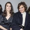 Nine d'Urso et sa mère Inès de la Fressange assistent au défilé de mode Haute Couture printemps-été 2020 "Schiaparelli", au Palais de Tokyo. Paris, le 20 janvier 2020. © Olivier Borde / Bestimage