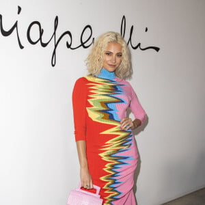 Pixie Lott assiste au défilé de mode Haute Couture printemps-été 2020 "Schiaparelli", au Palais de Tokyo. Paris, le 20 janvier 2020. © Olivier Borde / Bestimage