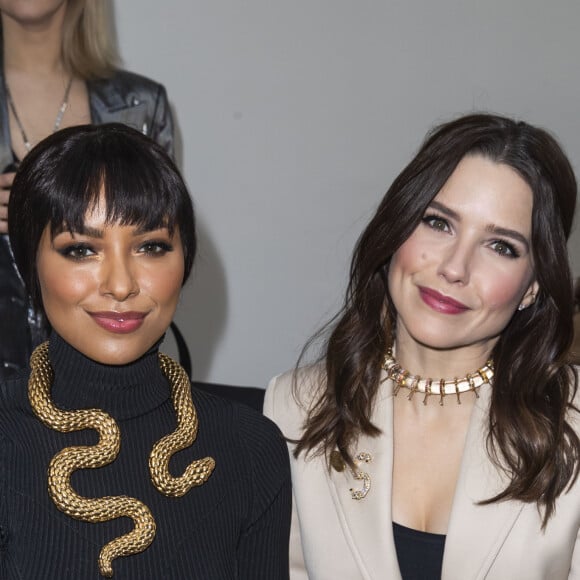 Kat Graham et Sophia Bush assistent au défilé de mode Haute Couture printemps-été 2020 "Schiaparelli", au Palais de Tokyo. Paris, le 20 janvier 2020. © Olivier Borde / Bestimage