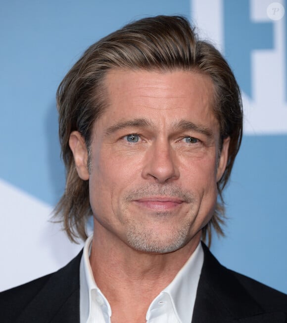 Brad Pitt à la 26ème cérémonie annuelle des "Screen Actors Guild Awards au "Shrine Auditorium" à Los Angeles, le 19 janvier 2020.
