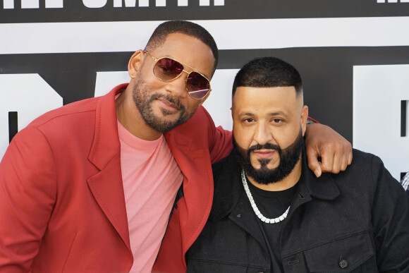Will Smith, DJ Khaled - Les célébrités assistent à la première de "Bad Boys 3" à Miami, le 12 janvier 2020.