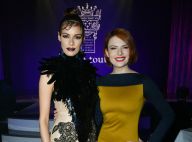 Maëva Coucke et Élodie Frégé : Duo craquant au premier rang d'un défilé cabaret