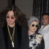 Ozzy Osbourne et sa fille Kelly Osbourne, avec son chien, à New York, le 12 septembre 2018