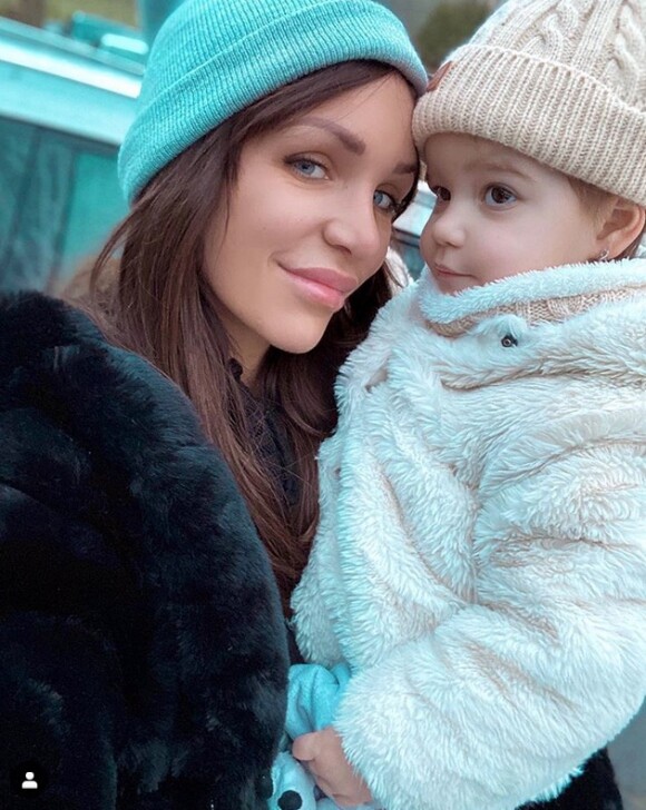 Julia Paredes et sa fille Luna, décembre 2019.