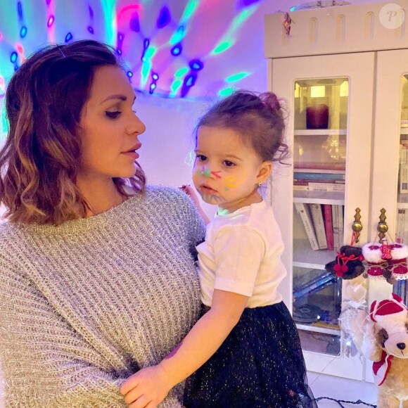 Julia Paredes et Luna sur Instagram, le 31 décembre 2019