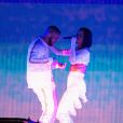 Rihanna et Drake - Cérémonie des BRIT Awards 2016 à l'O2 Arena à Londres, le 24 février 2016.